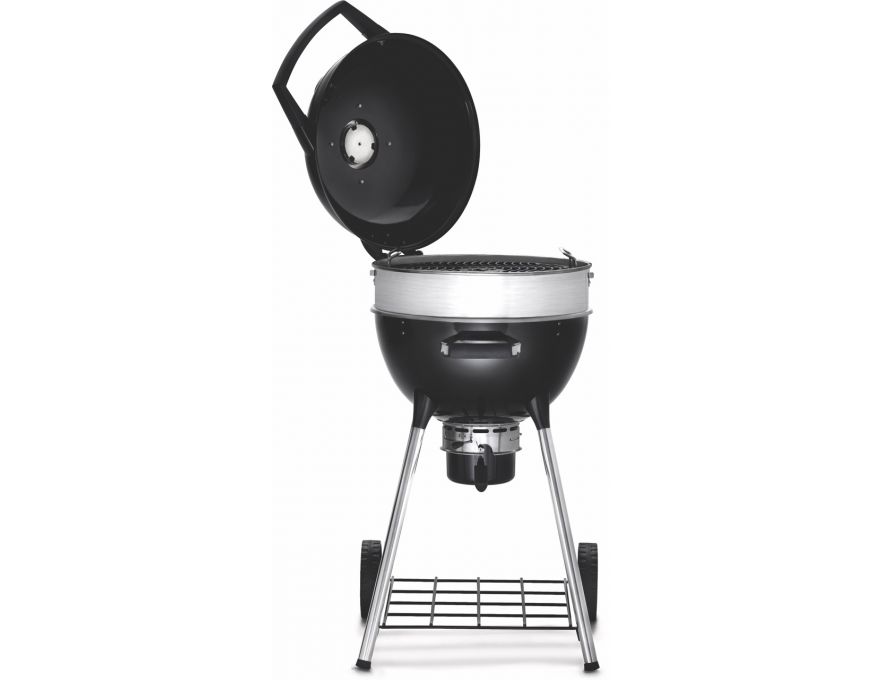 Grill węglowy 18" PRO Charcoal Kettle czarny + zestaw (komin do rozpalania #67802, węgiel drzewny #67107, podpałka #67052) - 4